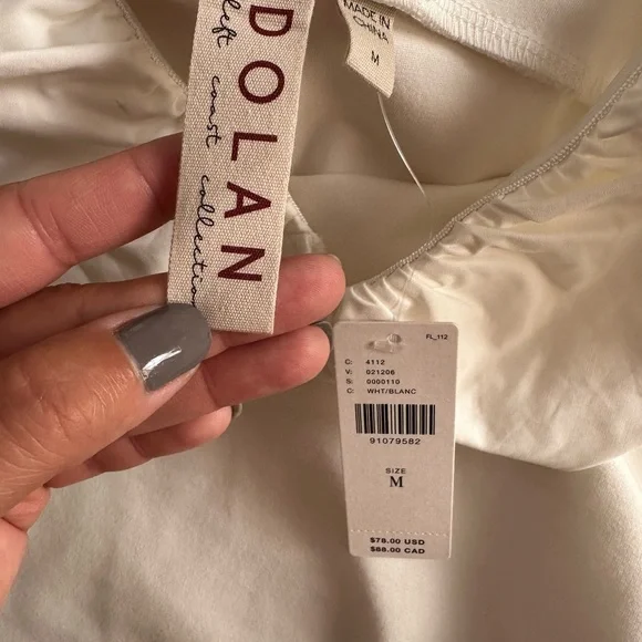 NWT Elegant White Ruffle Top bought at Anthropologie - Picture 7 of 10